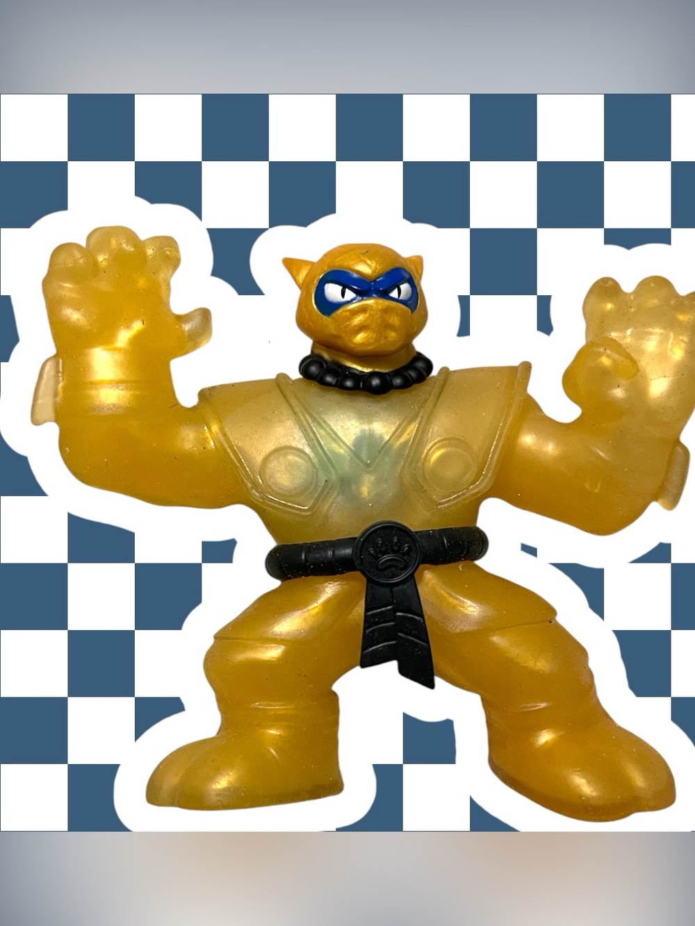 Liquid Gold Pantaro action figure from the Heroes of Goo Jit Zu
